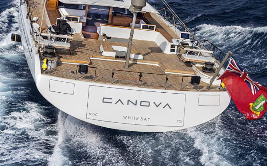 Canova – The foiling superyacht designed for comfort