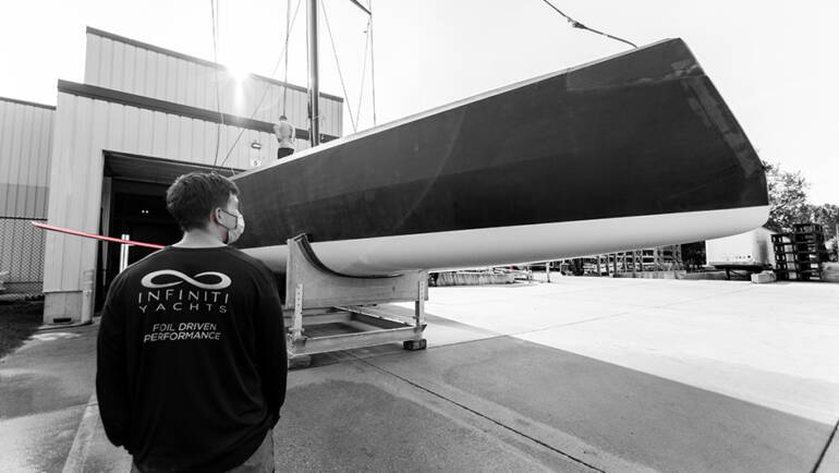 Foiling and Beyond: Foil-driven sailing yacht specialist, Infiniti Yachts has revealed the first Infiniti 52.